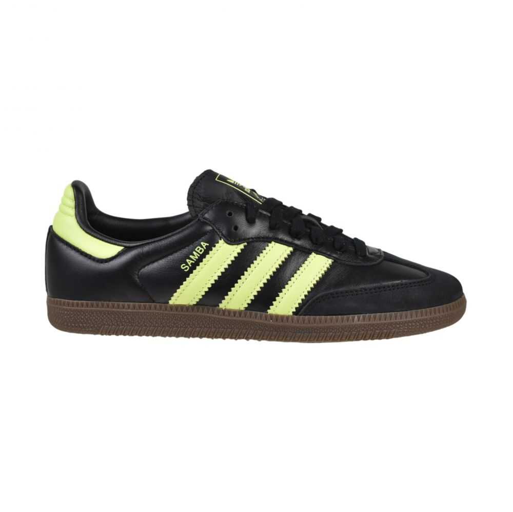 Adidas Samba OG W Women's Shoes Black/Pulse Lime/Gum js1387