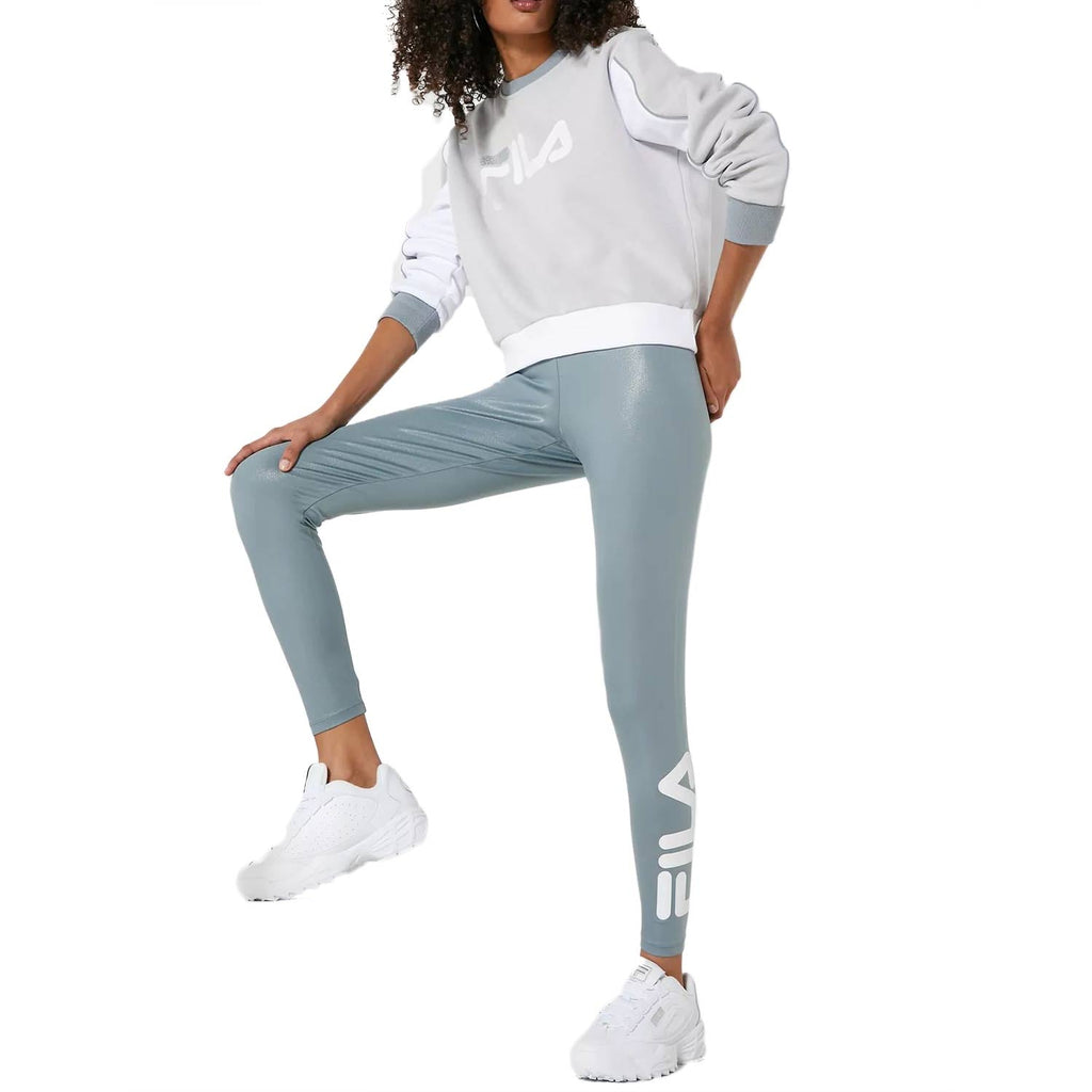 Fila Skyler High Waist Women's Leggings Lead-White