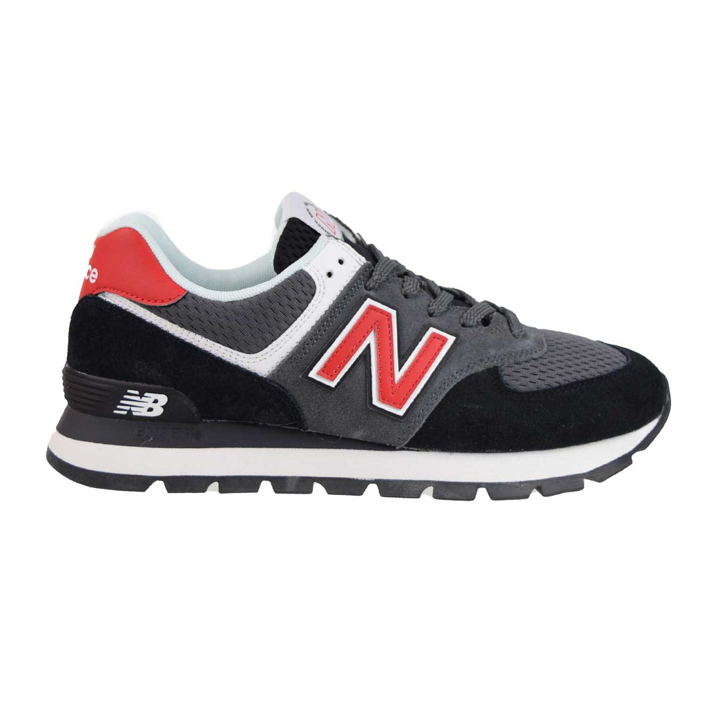 New Balance Classic 574 Rugged Men's Shoes Black-Grey-Red