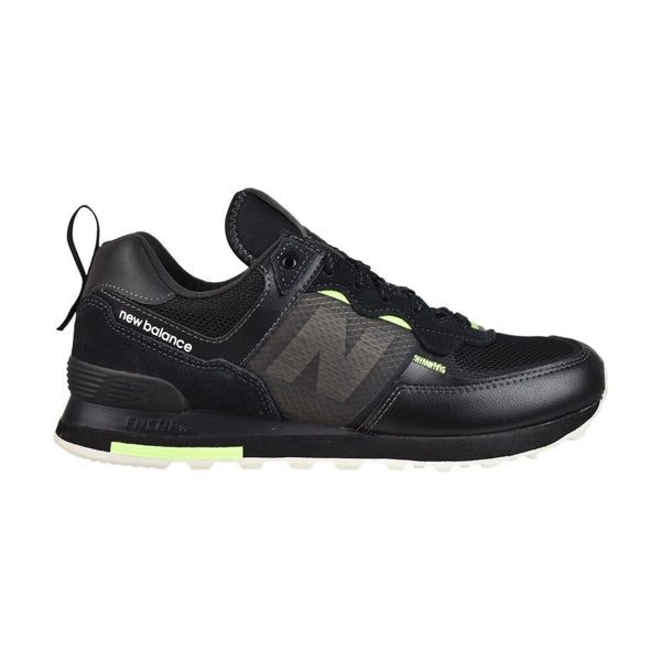 New Balance Classics Men's Shoes Black/Green ml574-idc