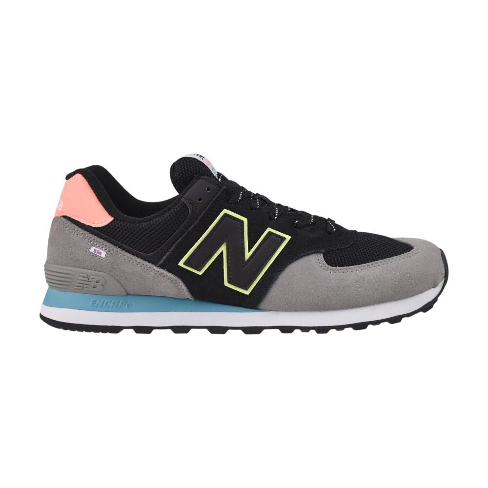 New Balance Classics Men's Shoes Black/Grey/Neon ml574-ud2