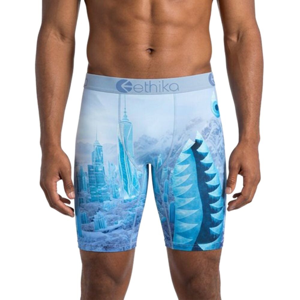 Ethika BMR City of Stillness Men's Boxers Aqua/Blue mspaab2601-aqb