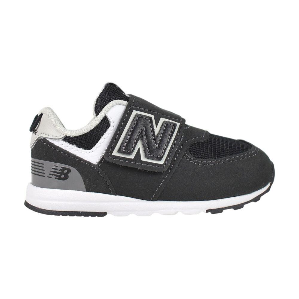 New Balance 574 New-B Hook & Loop Toddlers' Shoes Black/Grey nw574-bk