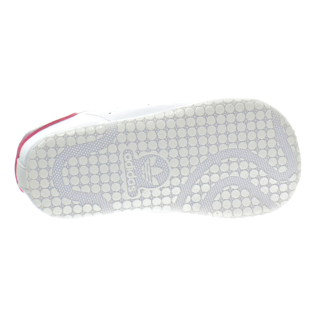 Adidas Stan Smith Crib's Shoes White/White/Bold Pink – Sports Plaza NY