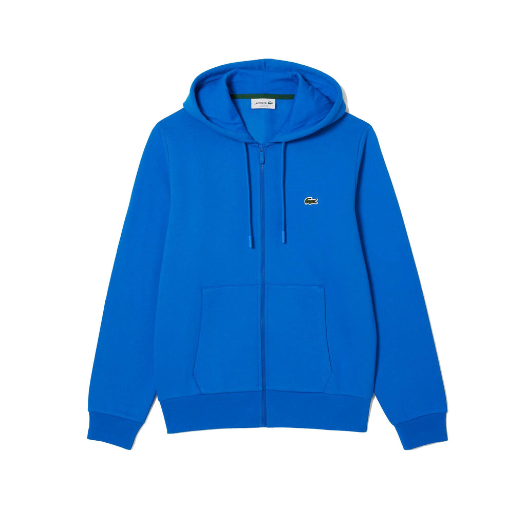 Lacoste Full Zip Up Tapered Fit Men's Hoodie Blue – Sports Plaza NY