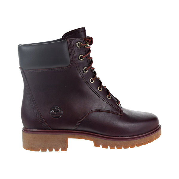 Timberland Jayne 6" Waterproof Women's Boots Burgundy Full Grain