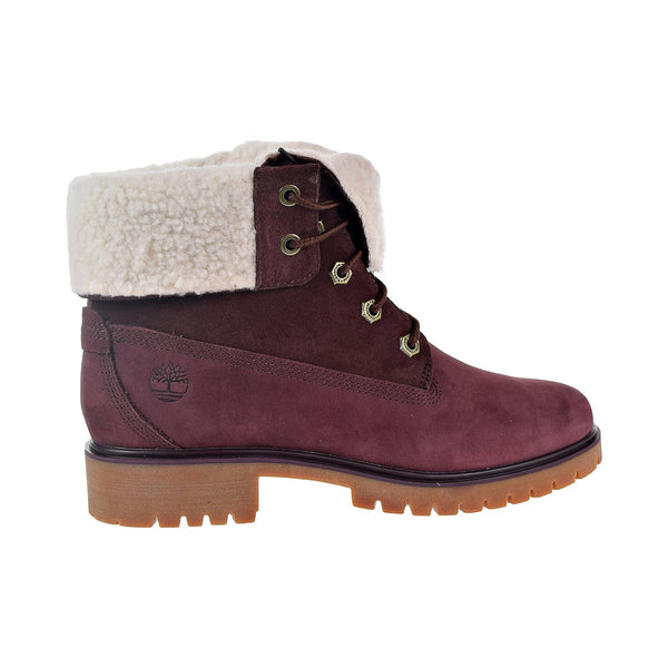 Timberland Jayne Waterproof Fleece-Lined Women's Boots Burgundy