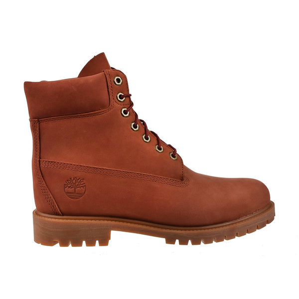 Timberland Heritage Men's 6 Inch Boots Dark Red Nubuck