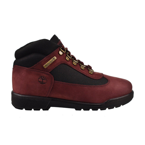 Timberland Big Kids' Field Boot Burgundy Nubuck