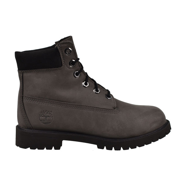 Timberland 6 Inch Premium Big Kids' Boots Grey Nubuck
