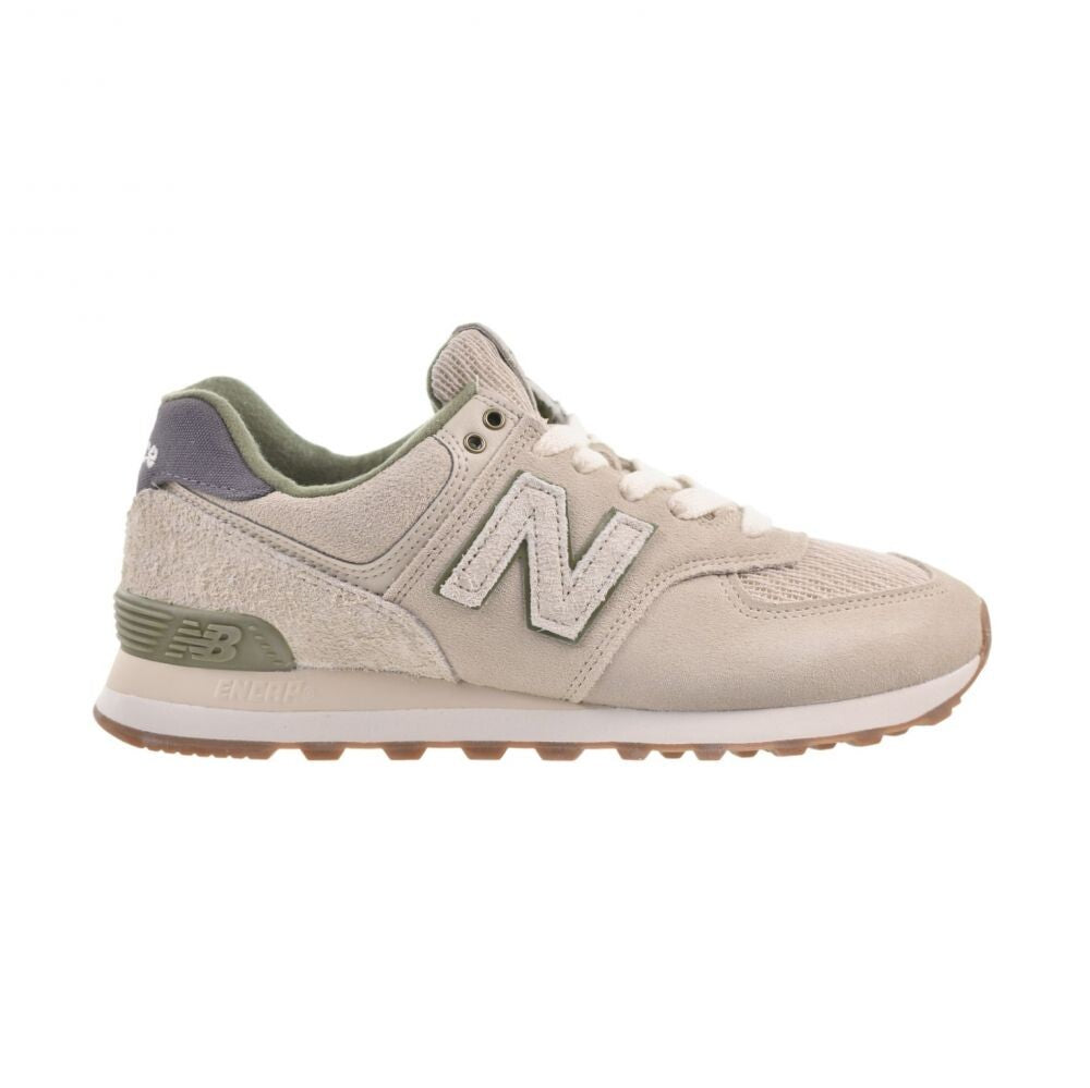 New Balance 574 Men's Shoes Timberwolf/Dark Olivine u574-5dj