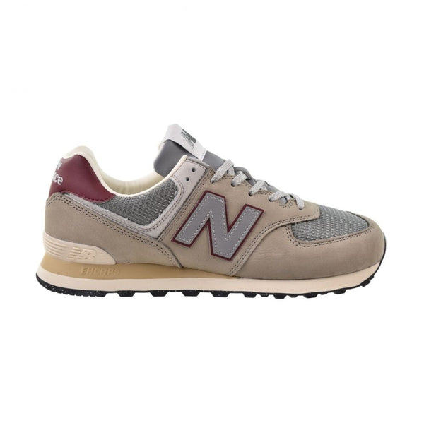 New Balance 574 Men's Shoes Arid Stone/Monarch Burgundy u574-skb