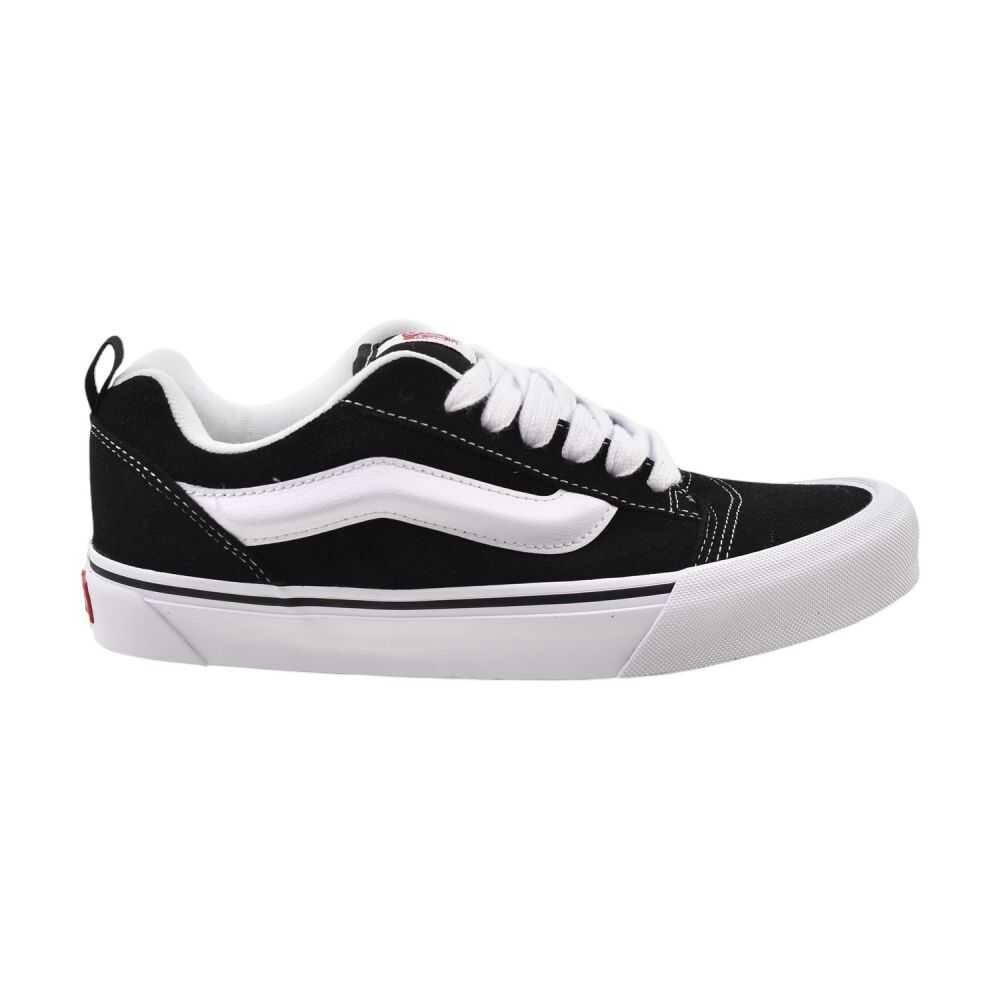 Vans Knu School Men's Shoes Black/True White vn0009qc-6bt