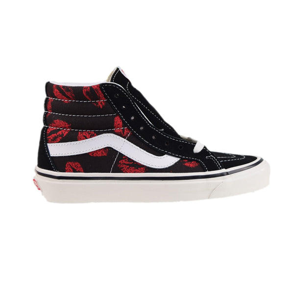 Vans Sk8-Hi 38 DX Anaheim Factory Hot Lips Men's Shoes Black-Red-White