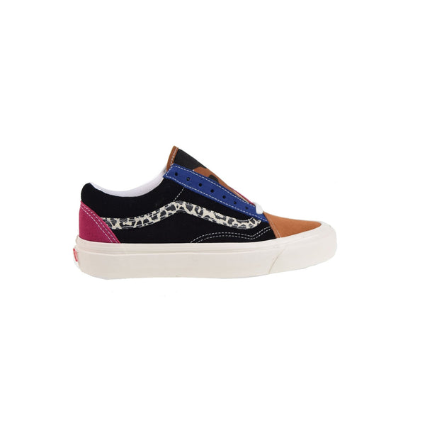 Vans Anaheim Factory Old Skool 36 DX Animal Mix Men's Shoes Brown-Pink