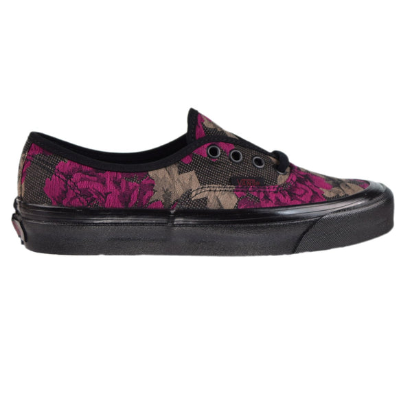 Vans Anaheim Factory Authentic 44 Dx Roses Men's Shoes Black-Red