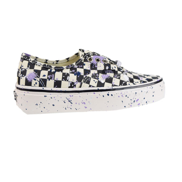 Vans UA Authentic 44 DX Splatter Checkerboard Men's Shoes Black-White