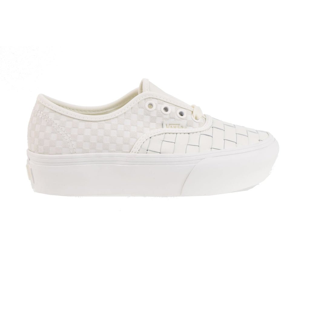 Vans Authentic Platform Woven Men's Shoes White – Sports Plaza NY