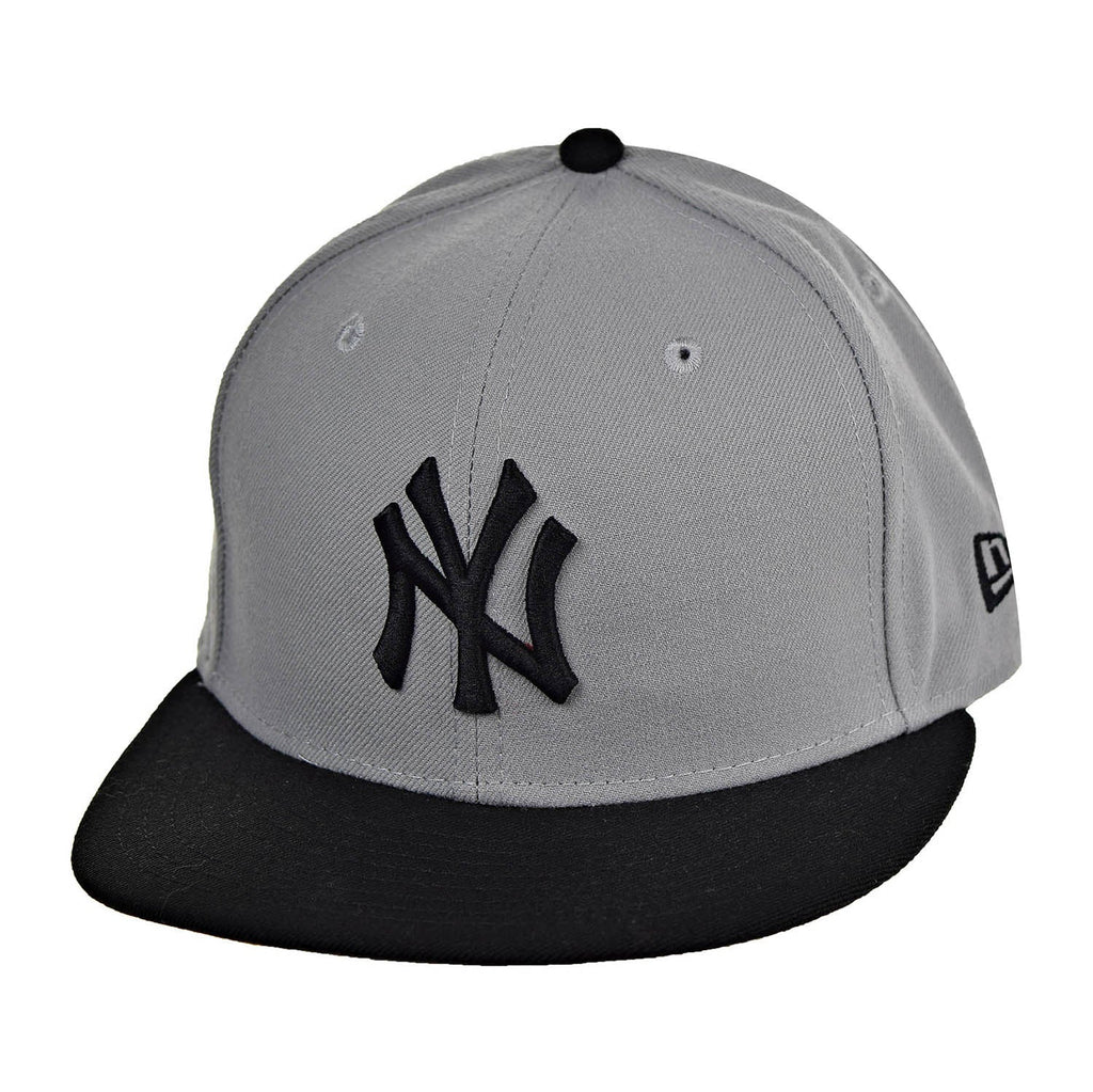 New Era New York Yankees 59Fifty Men's Fitted Hat Cap Grey/Black