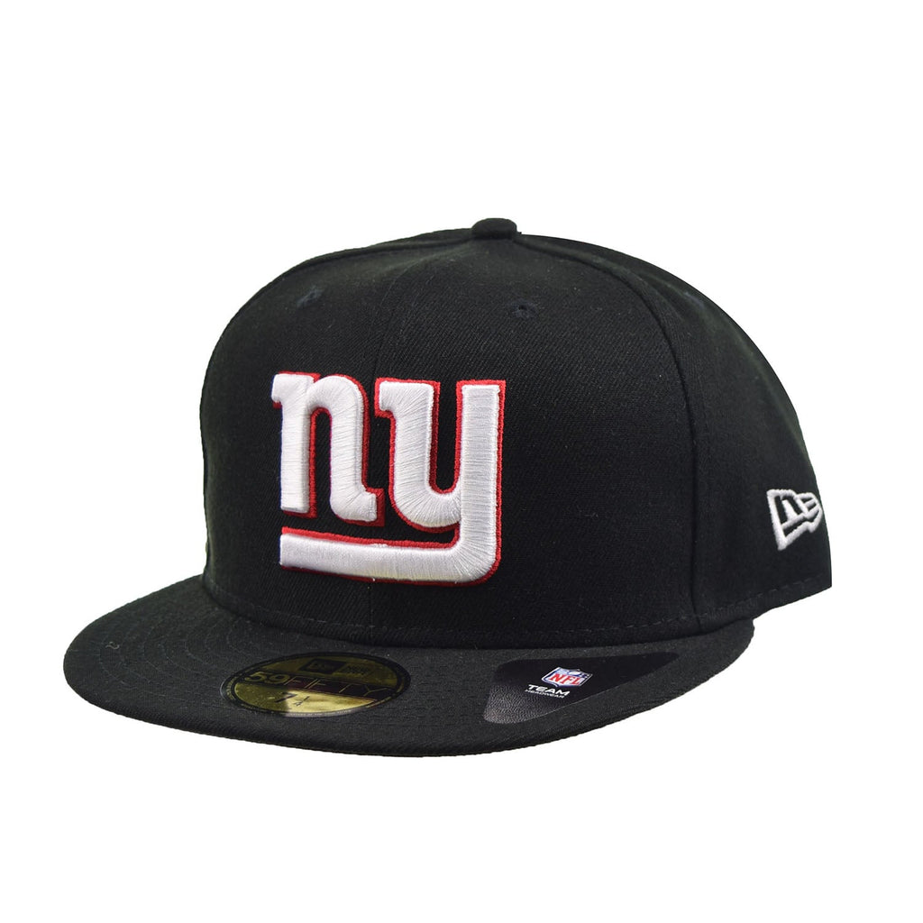 New Era New York Giants 59Fifty Men's Fitted Hat Black-White-Red