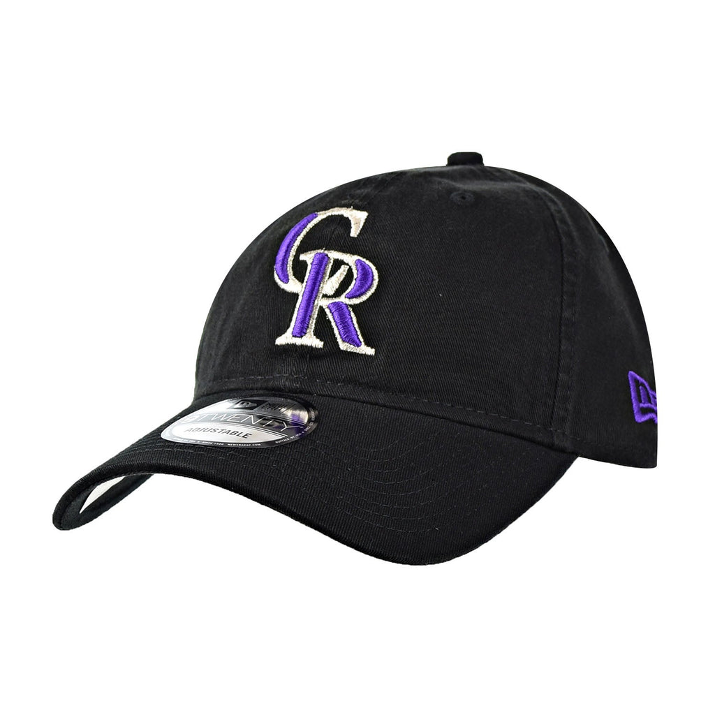 New Era Colorado Rockies Core Classic 9Twenty Adjustable Cap Hat Black