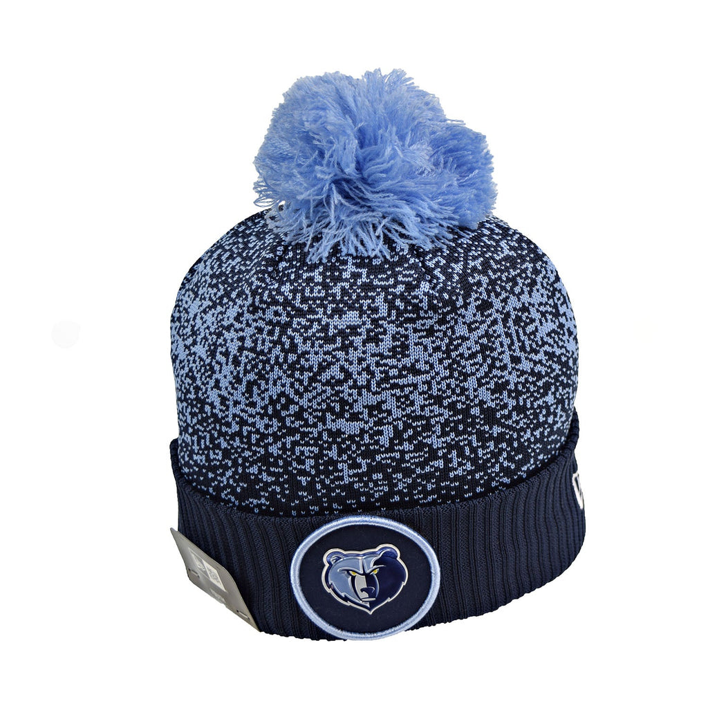 New Era Memphis Grizzlies NBA 17 Youth Knit Pom Beanie Hat Cap Blue