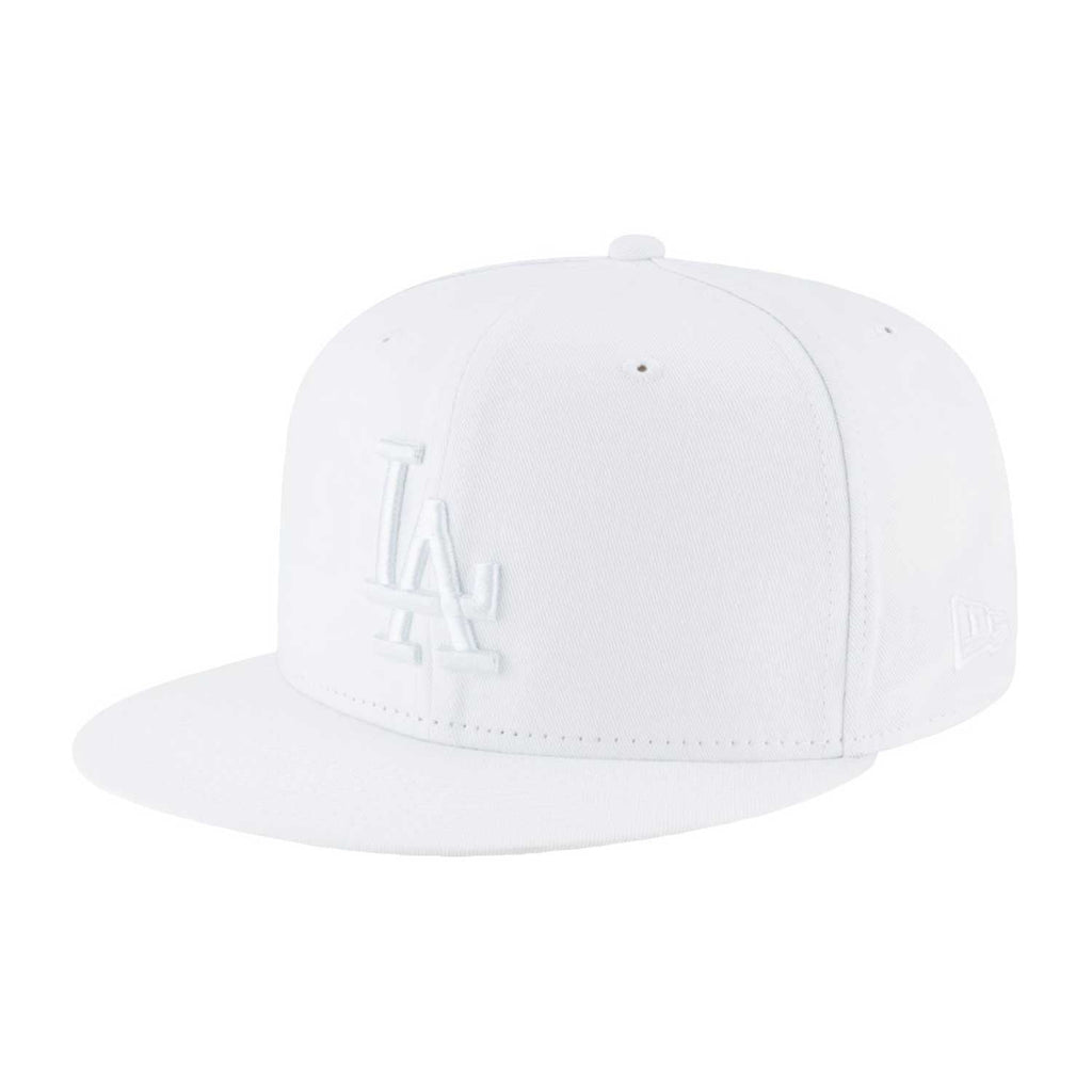New Era 59Fifty Los Angeles Dodgers Primary Logo Basic Men's Fitted Hat White