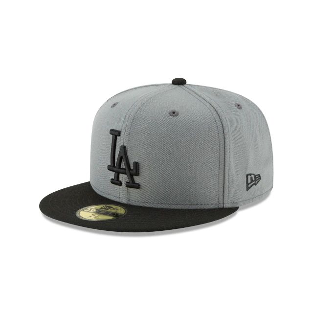 New Era Los Angeles Dodgers Storm Basic 59Fifty fitted Men's Hat Gray
