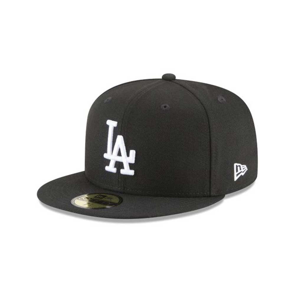 New Era 59Fifty Los Angeles Dodgers Basic Men's Fitted Hat Black