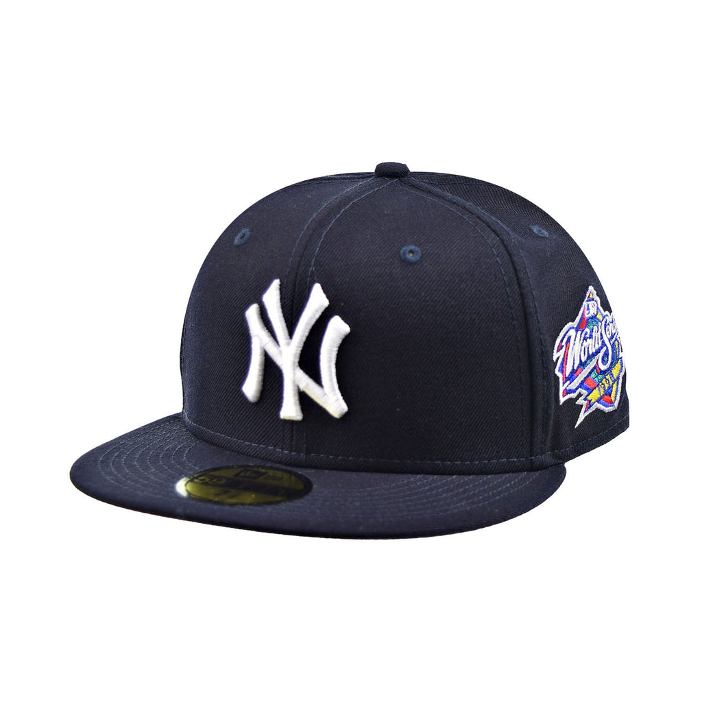 New Era New York Yankees "1998 World Series" 59Fifty Wool Men's Fitted Hat Navy Blue
