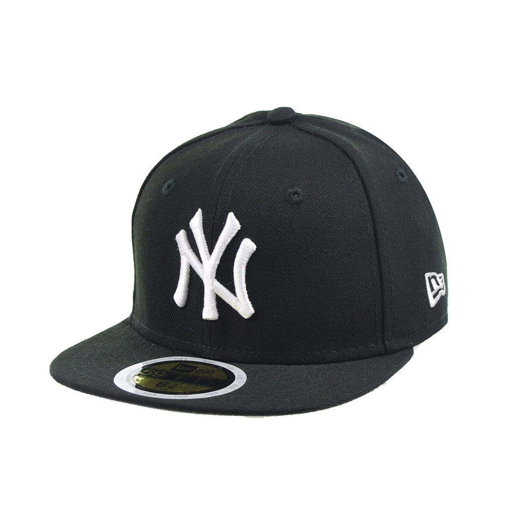 New Era New York Yankees 59Fifty Youth Kids' Fitted Hat Black-White