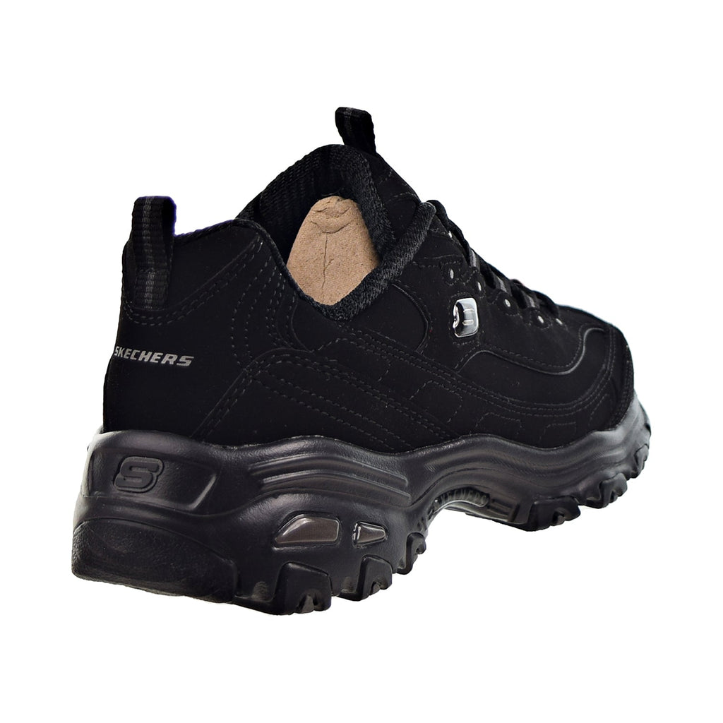Skechers D'Lites Play On (WIDE) Women's Shoes Black-Black – Sports
