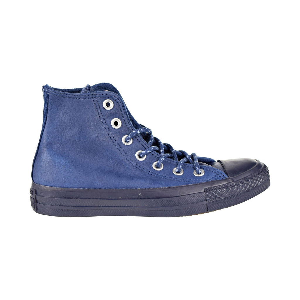 Converse Chuck Taylor All Star Hi Leather Men's Shoes Midnight Navy/Blue Slate