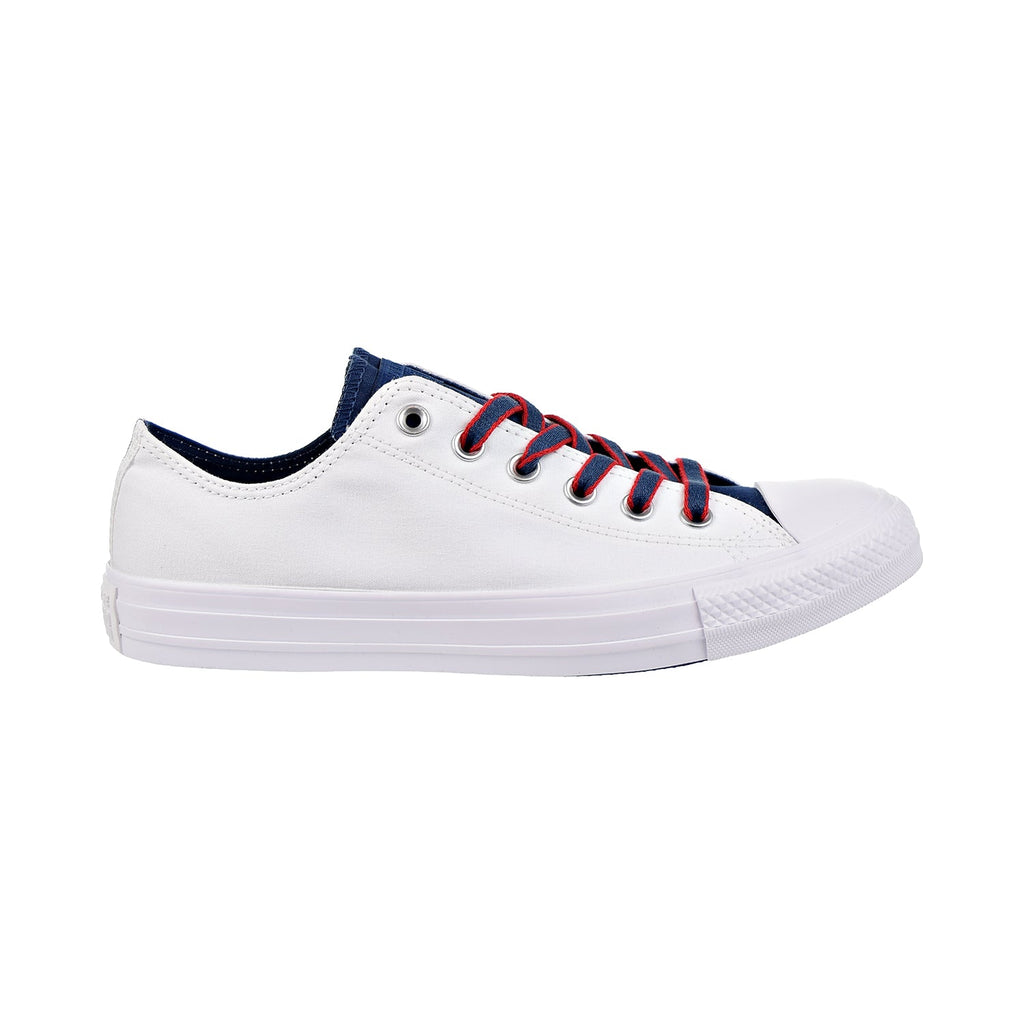 Converse Chuck Taylor All Star OX Mens Shoes White/Navy/Gym Red