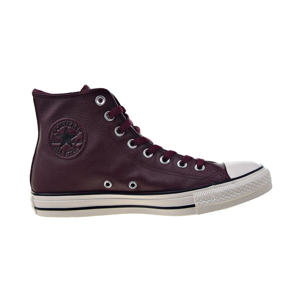Converse Chuck Taylor All Star Hi Men's Leather Shoes Burgundy