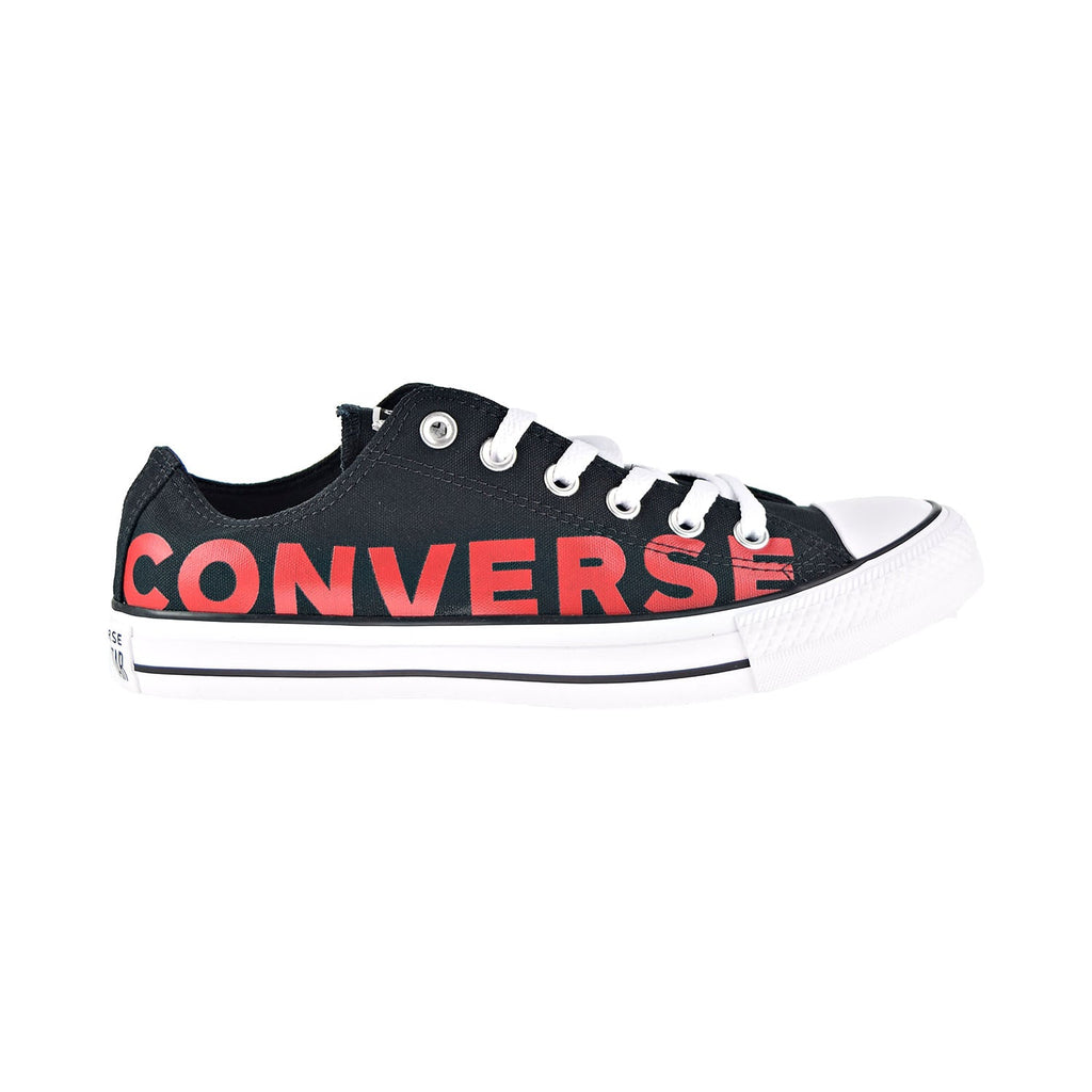 Converse Chuck Taylor All Star Ox Wordmark Men's Shoes Black-Enamel Red-White