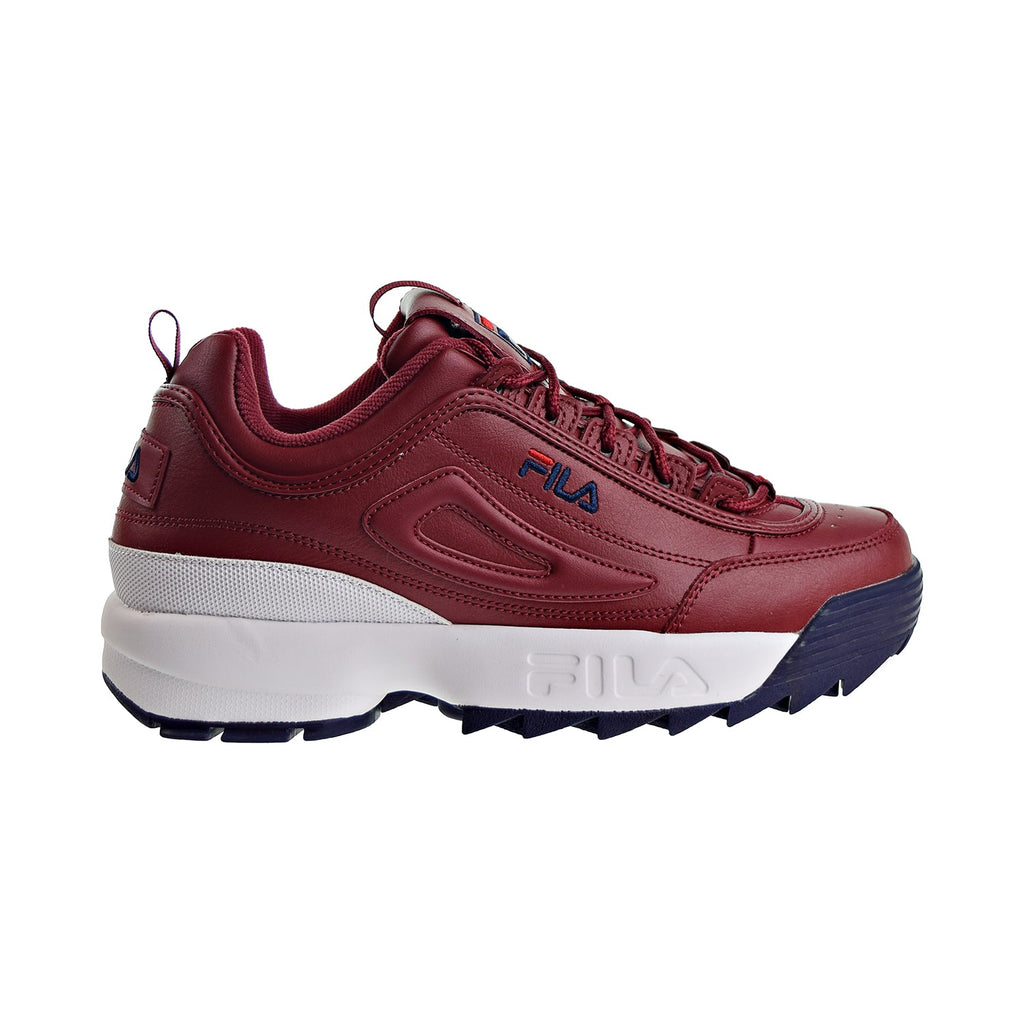 Fila Disruptor II Premium  Mens Shoes Biking Red/Navy/Red