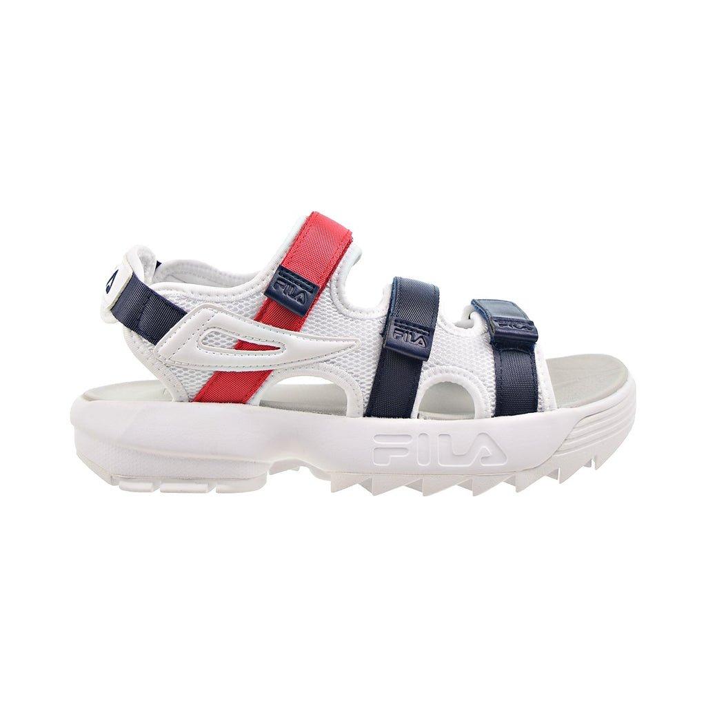 Fila Disruptor Strap Men's Sandals White-Navy-Red