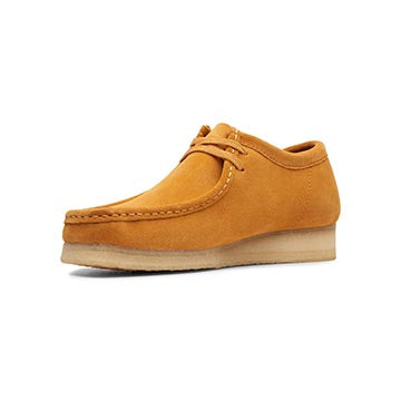 Clarks Wallabee Mens Shoes Turmeric Suede