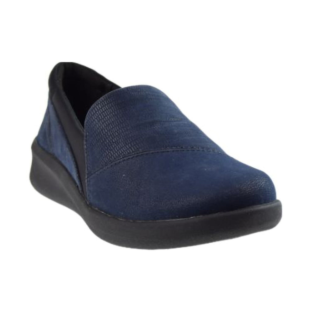 Clarks Sillian Eve Synthetic Women's Shoes Navy – Sports Plaza NY