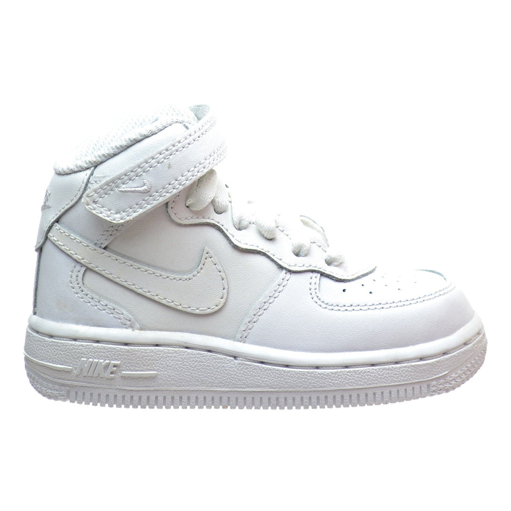 Nike Force 1 Mid (TD) Baby Toddlers Shoes White/White-White