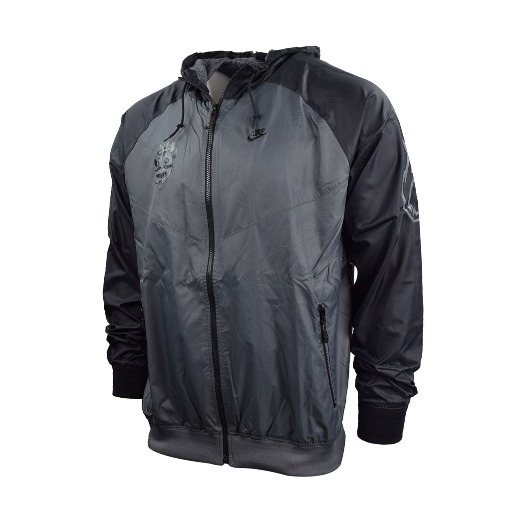 Nike Men's Mascot Split Windrunner Herren Full Zipped Jacket Black/Grey