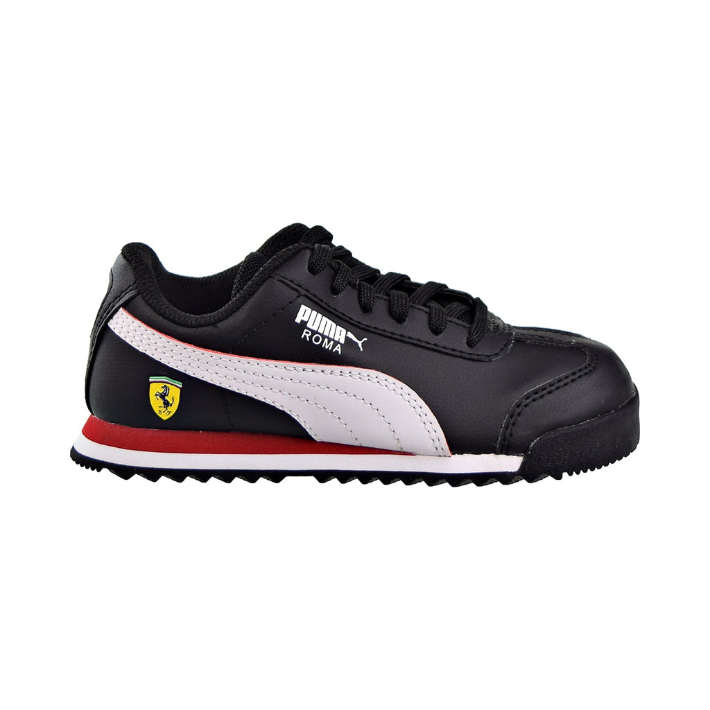 Puma Scuderia Ferrari Roma PS Little Kids' Shoes Black/White/Rosso Corsa