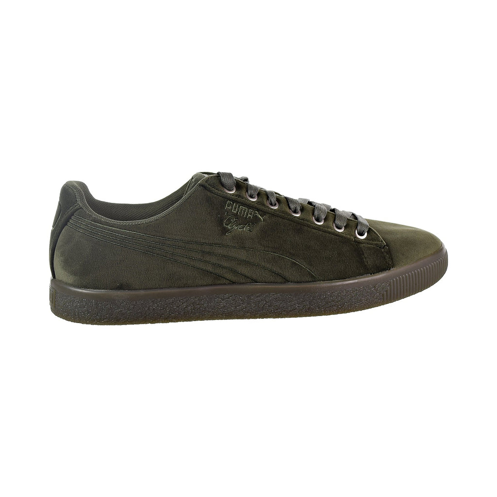 Puma clyde Velour Ice Men's Shoes Olive Green