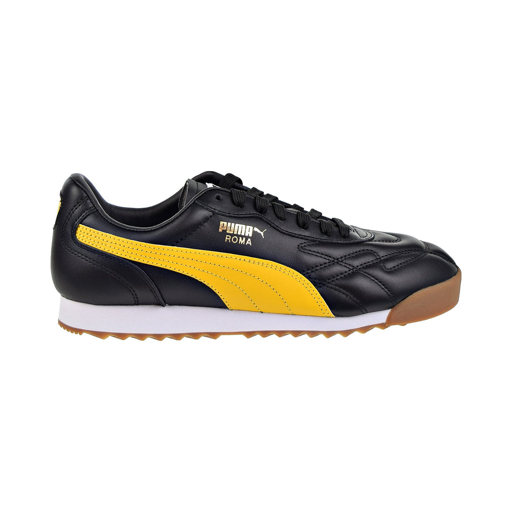 Puma Roma Anniversario Mens Shoes Puma Black/Spectra Yellow