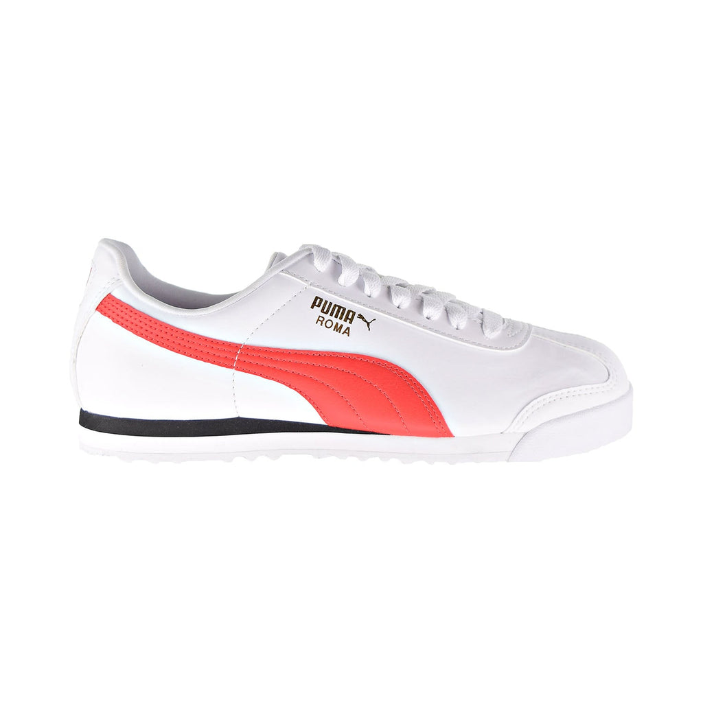 Puma Roma Basic+ Men's Shoes Puma White-High Risk Red