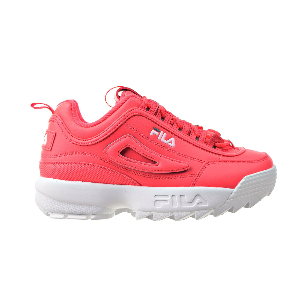 Fila Disruptor II Logo Reveal Big Kids' Shoes Pink-White
