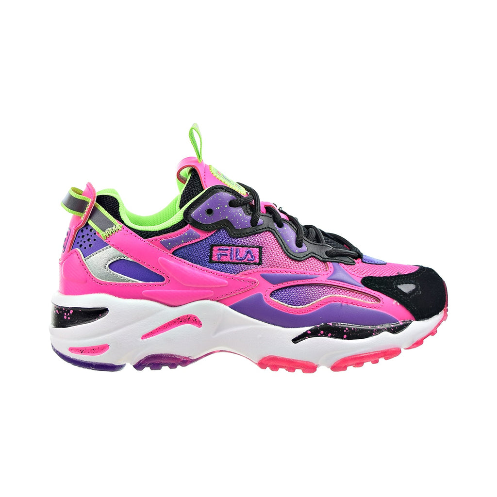 Fila Ray Tracer Apex Big Kids' Shoes Pink Glow-White-Electric Purple