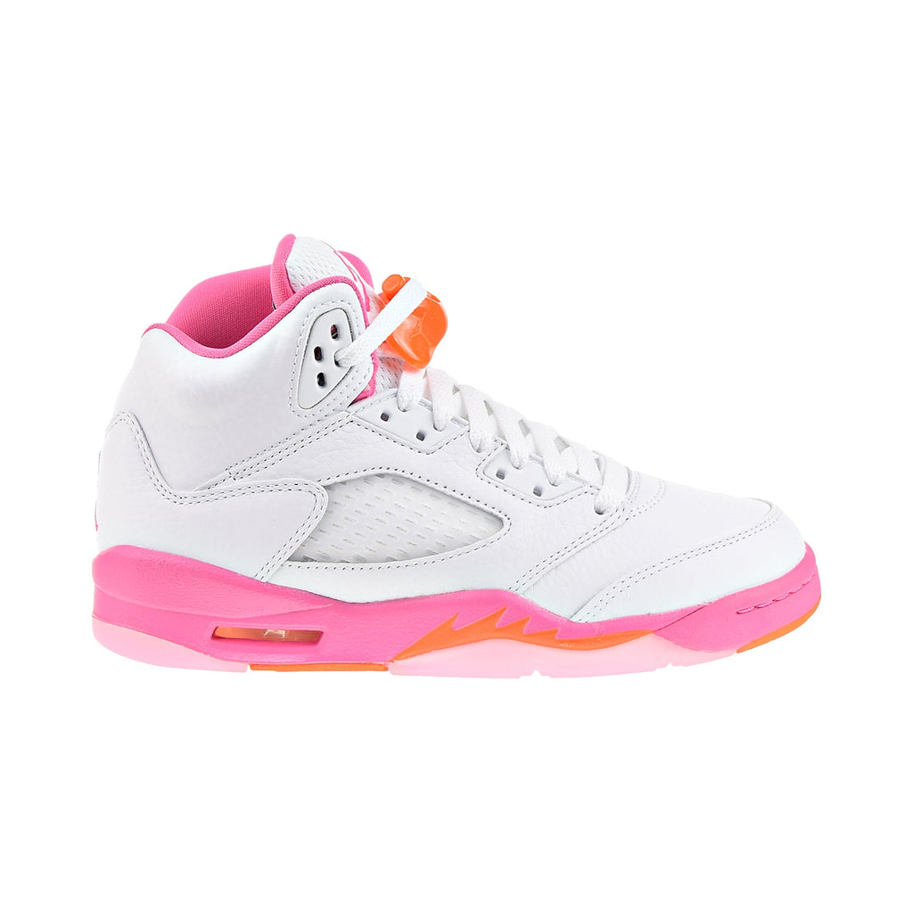 Air Jordan 5 (GS) Big Kids' Shoes Pinksicle-Safety Orange