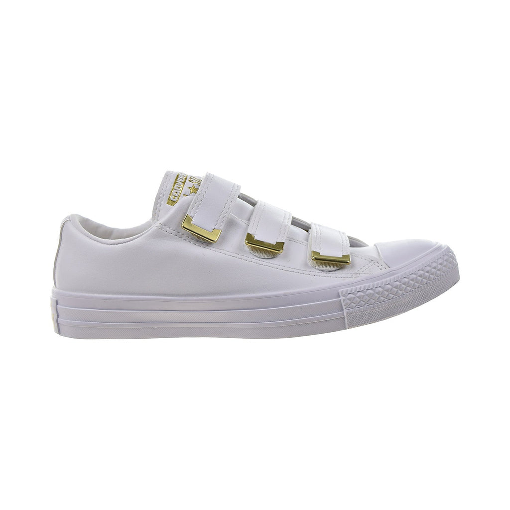 Converse Chuck Taylor All Star 3v Ox Low Top Straps Leather Women's Shoes White